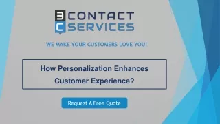 How Personalization Enhances Customer Experience