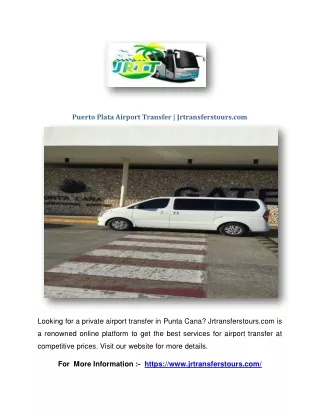 Puerto Plata Airport Transfer