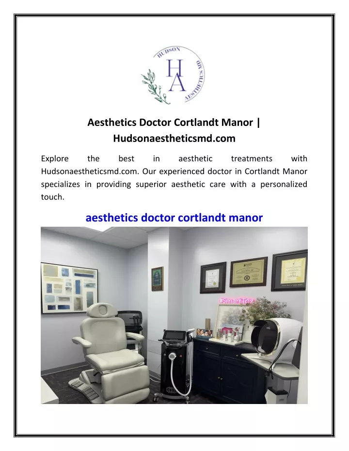 aesthetics doctor cortlandt manor