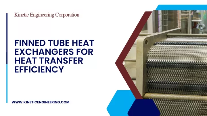 finned tube heat exchangers for heat transfer