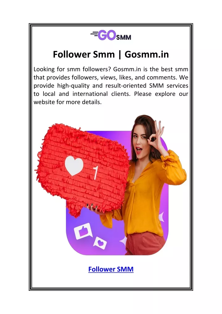 follower smm gosmm in