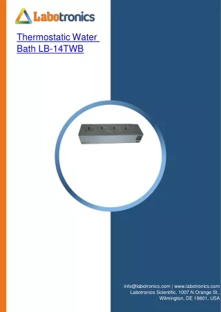 Thermostatic Water Bath LB-14TWB