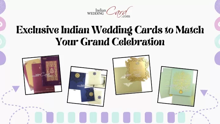 exclusive indian wedding cards to match your