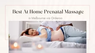 Hire Mobile Massage Melbourne for Your Pregnancy Massage
