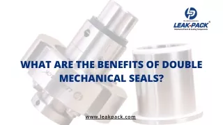 What are the benefits of double mechanical seals?