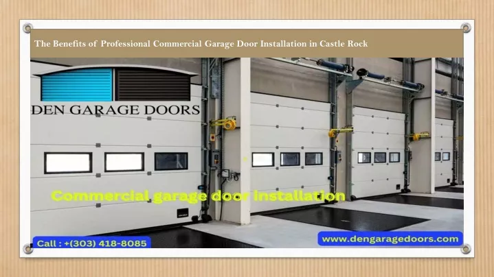 the benefits of professional commercial garage