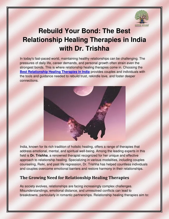 rebuild your bond the best relationship healing