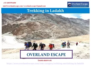 Trekking in Ladakh