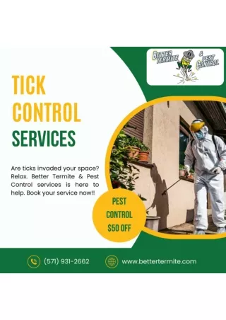 Best Pest Management Services by Better Termite & Pest Control Services in Arlin