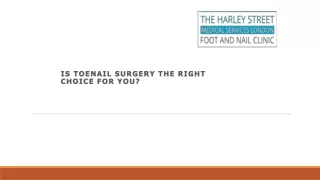 is toenail surgery the right choice for you