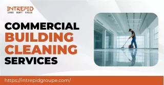 Comprehensive Commercial Building Cleaning Services by Intrepid