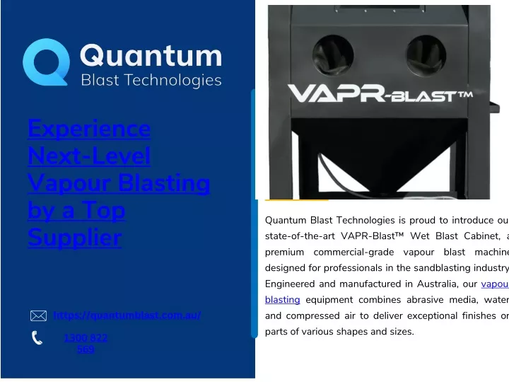 quantum blast technologies is proud to introduce