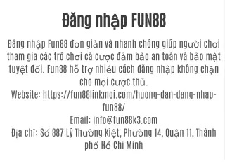 ng nh p fun88