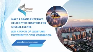 helicopter charter