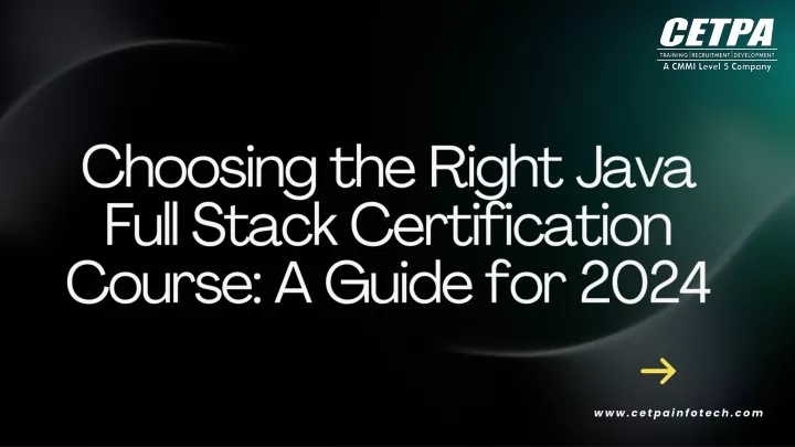 choosing the right java full stack certification