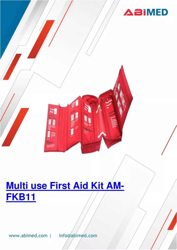 multi use first aid kit am fkb11