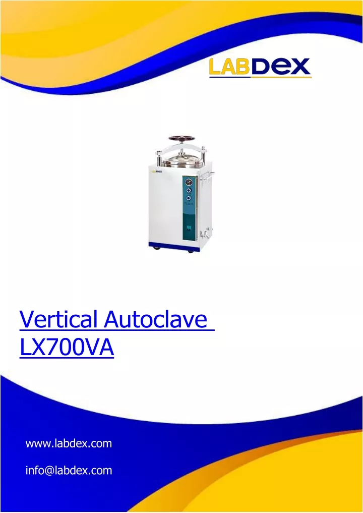 vertical autoclave lx700va