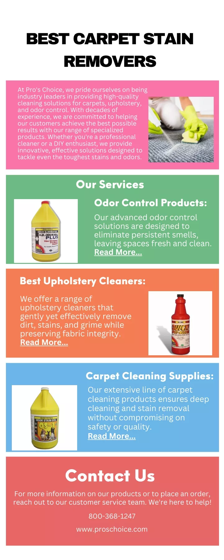 best carpet stain removers