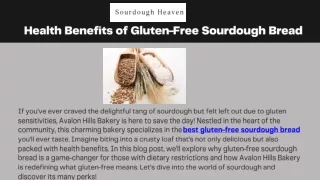 Discover the Best Gluten-Free Sourdough Bread Recipe
