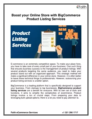 boost your online store with bigcommerce product