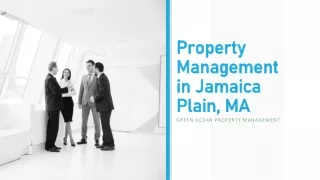 Property Management in Jamaica Plain, MA