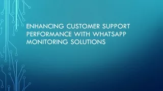 enhancing customer support performance with