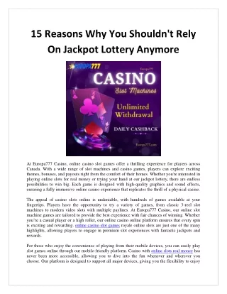 The Miracle OfOnline Casino Online