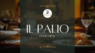 Il Palio  Best Italian Restaurant in Chapel Hill NC