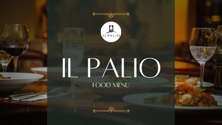 il palio food menu