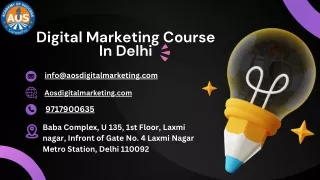 Digital Marketing Course In Delhi NCR Enroll Now