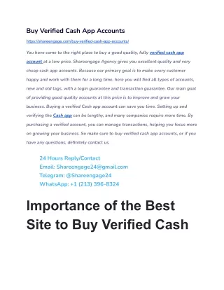 Buy Verified Cash App Accounts
