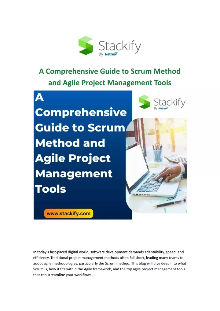 a comprehensive guide to scrum method and agile