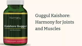 Joint & Muscle Support From Kaishore Guggul