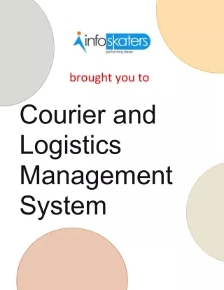A logistics management system