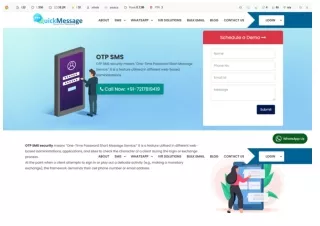OTP SMS Service Provider with Real-Time Delivery & High Reliability