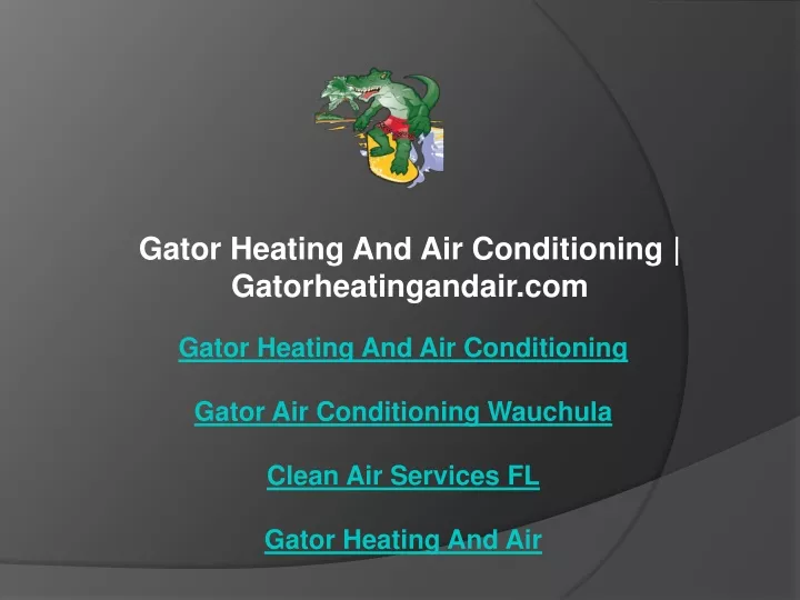 gator heating and air conditioning