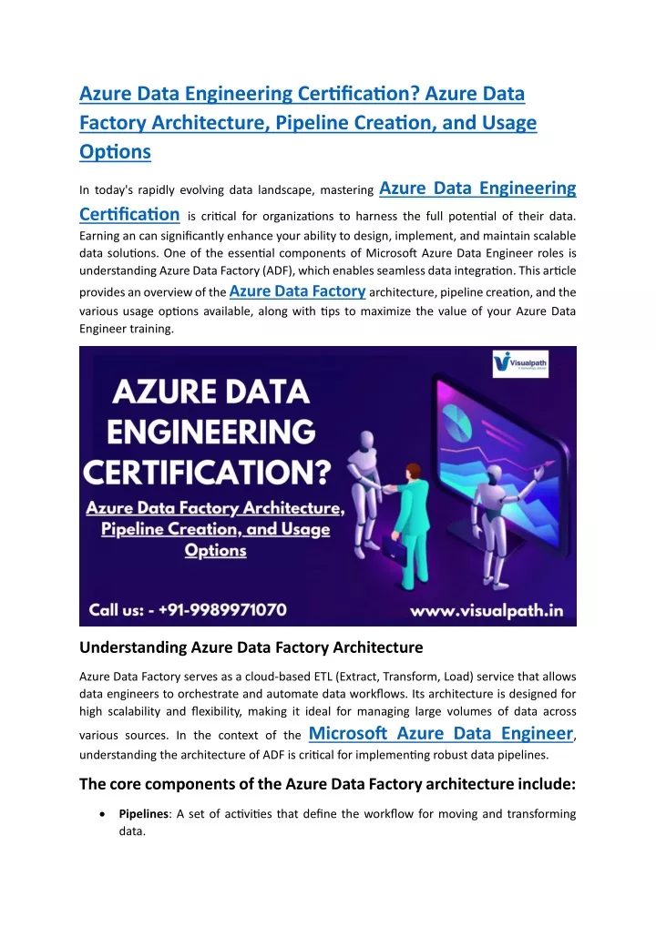 azure data engineering certification azure data