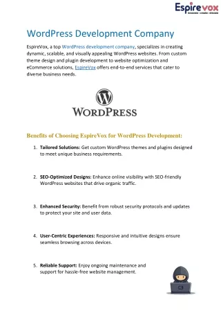 WordPress Development Company In Ahmedabad