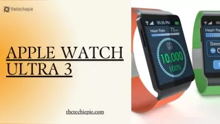 Apple Watch Ultra 3