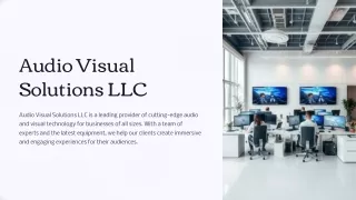 Audio Visual Solutions LLC