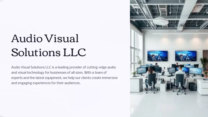 audio visual solutions llc