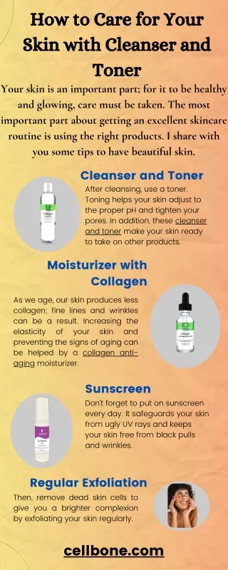how to care for your skin with cleanser and toner