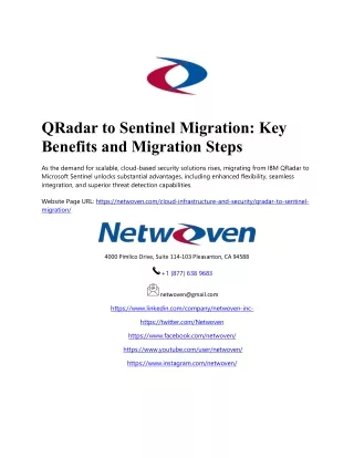 QRadar to Sentinel Migration Key Benefits and Migration Steps