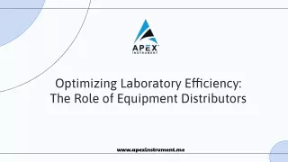 optimizing laboratory e ciency the role