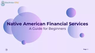 Native American Financial Services- Bluearrowcpa