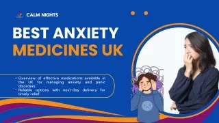 Best Anxiety Medicines UK