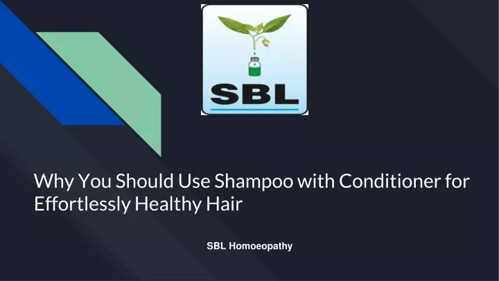 why you should use shampoo with conditioner