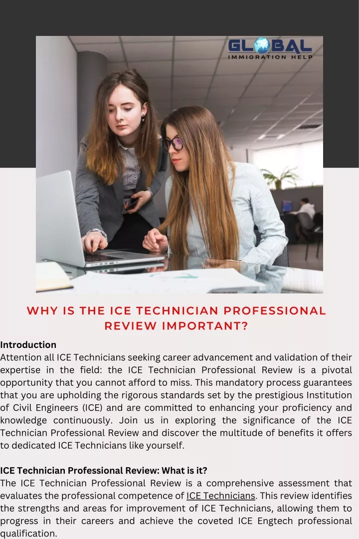 why is the ice technician professional review