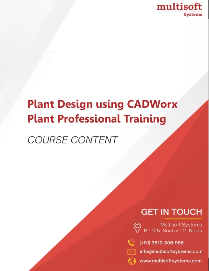 plant design using cadworx plant professional