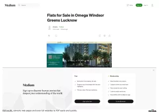 Flats for Sale in Omega Windsor Greens Lucknow